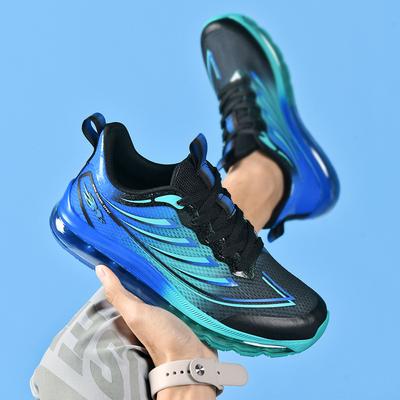 Large Size Shoes Casual Shoes Men's Full Palm Air Cushion Running Shoes Breathable Soft Sole Men's Sports Shoes Men