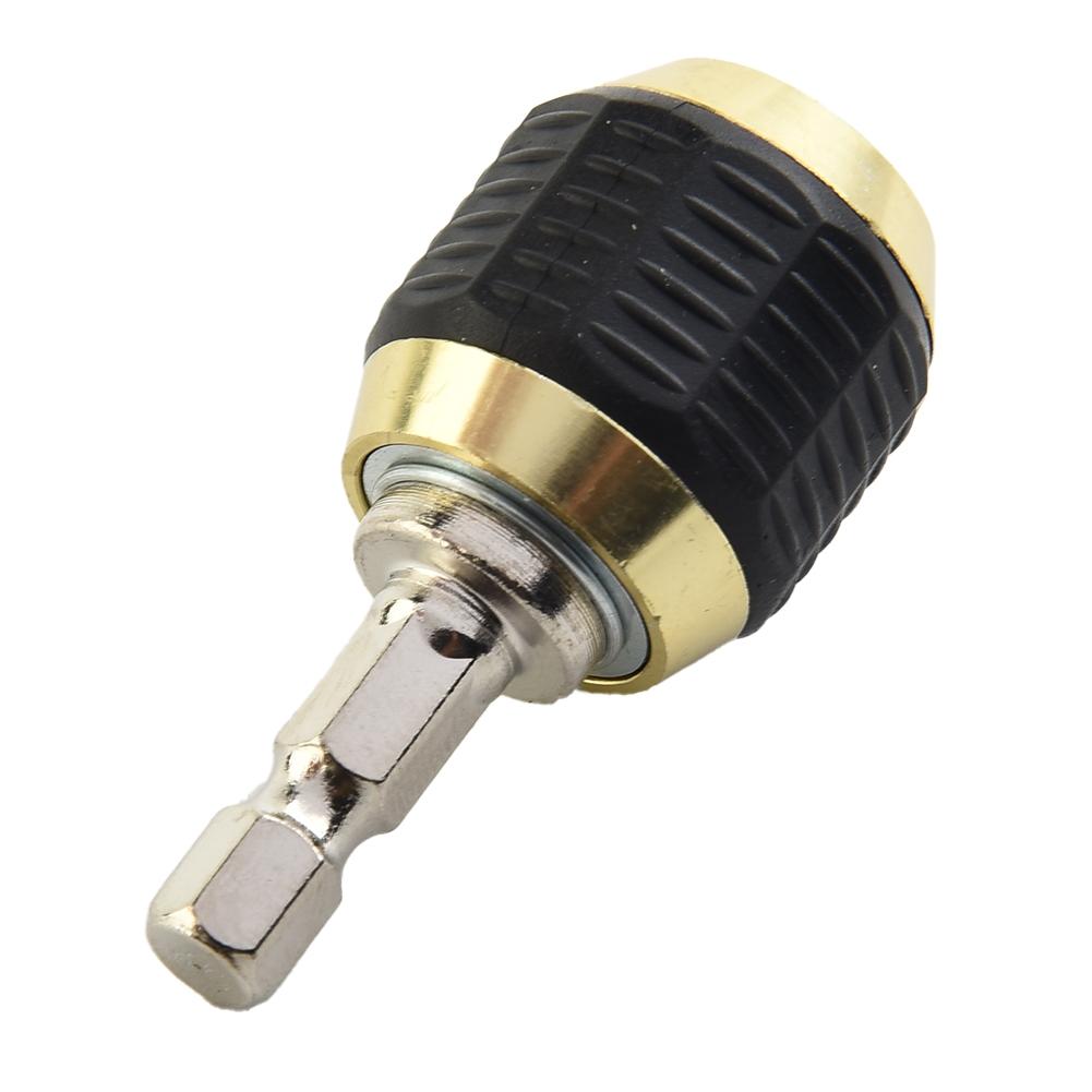 2pcs Hex Shank 60mm Keyless Drill Chuck Driver Quick Change Convertor Adapter