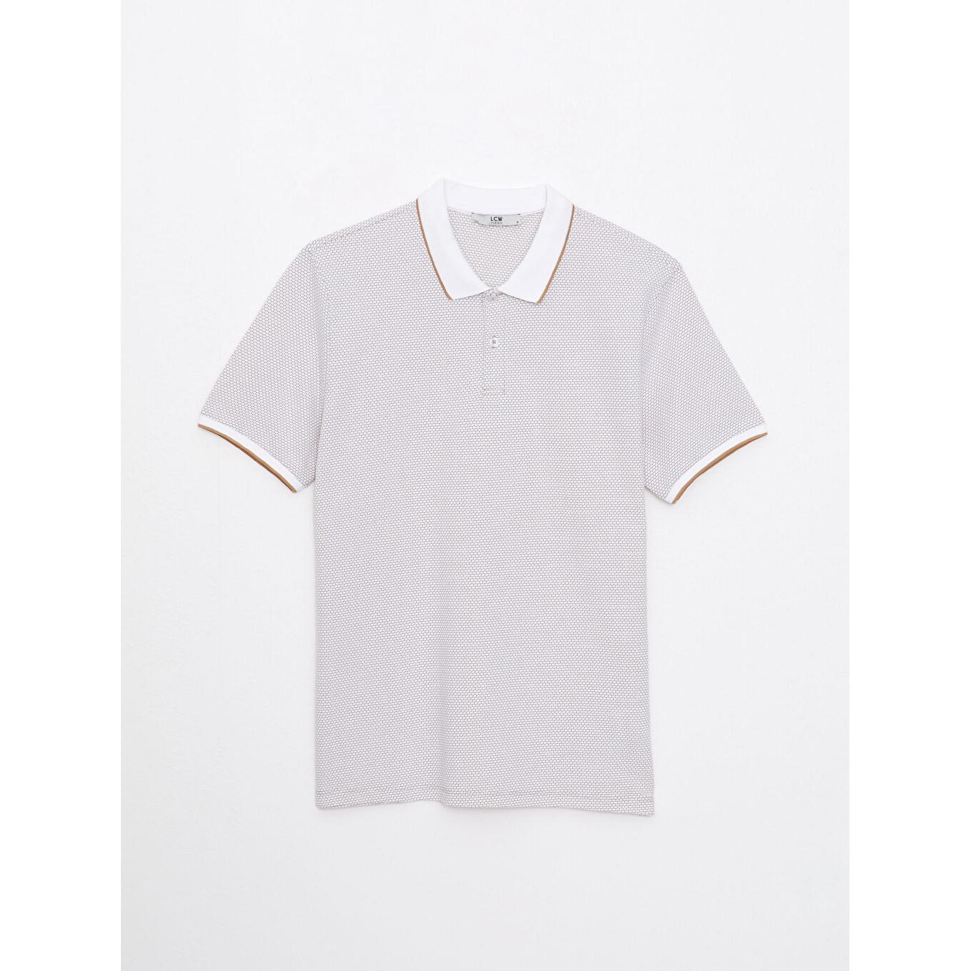 

LCW VISION Базовая мужская футболка с воротником-поло и короткими рукавами, белая