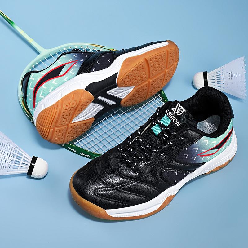 Kids' Lightweight Non-Slip Breathable Badminton & Tennis Training Shoes