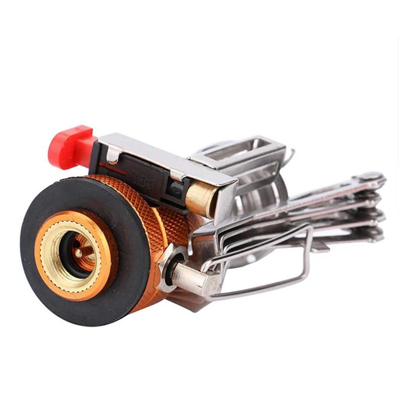 Gas Cooker Camping Accessories Portable Outdoor Camping Aluminum Alloy Ultra Light Picnic Cooking Camp Stove Survival Furnace