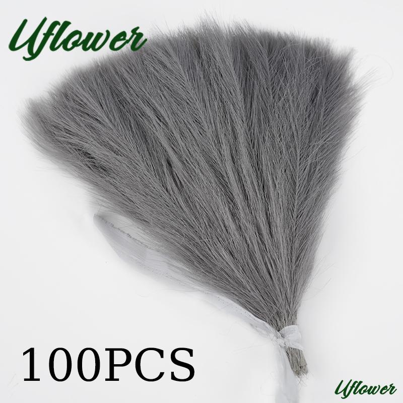 10/30/50/100PCS 42CM Artificial Fluffy Pampas Bohemian Grass Fake Plant Reed Wedding Home Party Decoration