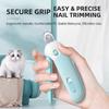 Pet Nail Clippers Trimmer for Dogs Cats Small Pets, Safety Guard Prevent Over‑Cutting, Free Nail File, Sharp Blade Grooming Tool