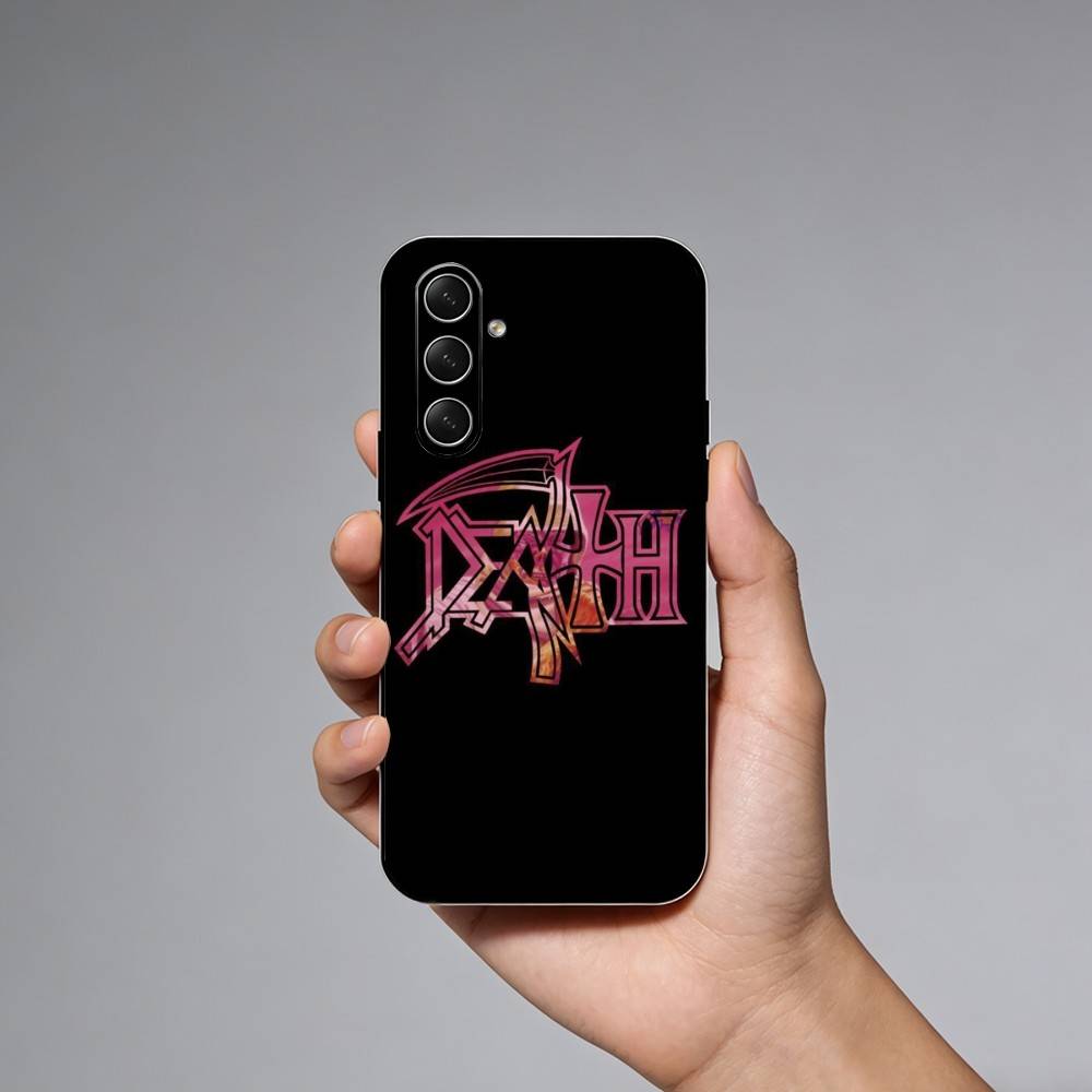 Metal Band D-Death Phone Case For Samsung Galaxy A73,A72,A71,A70,A52,A51 Others Soft Black Cover