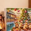 Capybara Advent Calendar Christmas 2D Capybara Decorations 24 Day Countdown To Christmas Calendar for Tree Car Wall Home Festive Holiday Decor