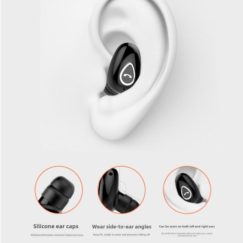 Słuchawki Bluetooth Klips na ucho Bezprzewodowe Bardzo długa żywotność Sportowe Dotykowe Słuchawki przewodnictwa kostnego