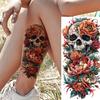 1 Blatt Kreative Malerei Drache Löwe Temporäre Tattoos für Männer Frauen Erwachsene Körperkunst Wasserdichte Realistische Fake Tattoo Aufkleber