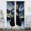 BleachS Blackout Curtain for Room 2 Panel Anti-mosquito Curtains 2 Pieces Shades Tulle for Bedroom Partition Living Kitchen Home