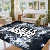 Linkin Park Design Crystal Velvet Rug Soft Decorative Mat for Bedroom Entrance