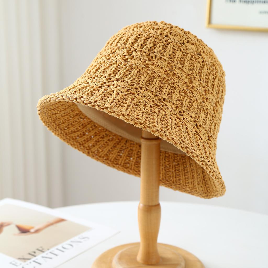 Summer Fashion Fisherman Seaside Sunhat, Beach New Bucket Hat Women Travel Casual Outdoor