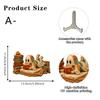 Halloween Ghost Figurine Reading Book, Wooden Decorative Piece, Pleasant Afternoon Tea Scene Atmosphere, Home Decoration Item