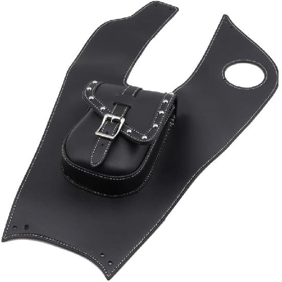 Motorrad Schwarz Kunstleder Tankdeckel Panel Tasche Benzintanktasche Für Honda Shadow 750 C2 C4 RC50 RC53 2004-2011