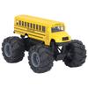 School Bus Model Toy, 1:43 Scale Alloy Body School Bus Pull Back Tall Toy