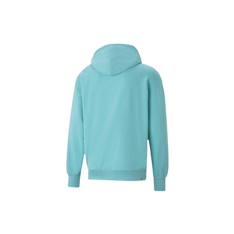 PUMA Downtown Sweatshirts Men's Angel Blue Hooded Moderate Regular 531429-49