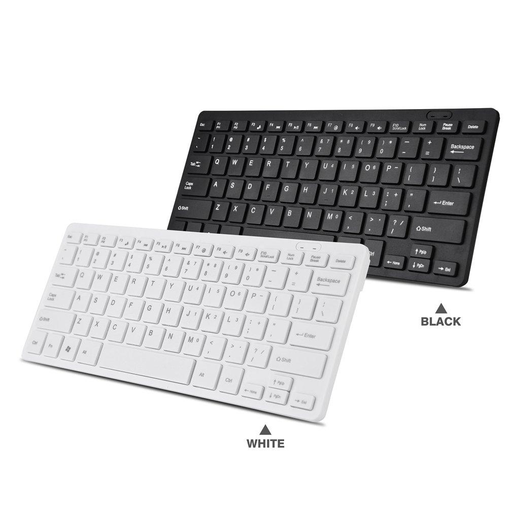 [Wired Keyboard] 78-Key Ultra-Slim Mini USB Wired Keyboard for Desktop PCs and Laptops, Ultra-Thin Keyboard with High Performance and Sensitivity