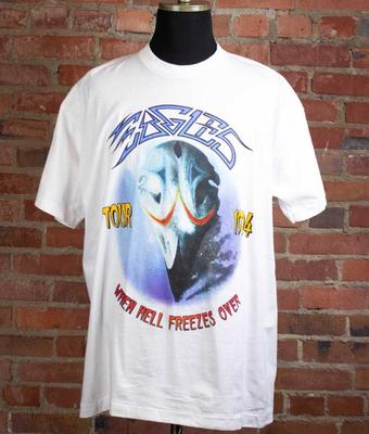 Maglietta da Concerto Vintage Eagles Band Hell Freezes Over Tour