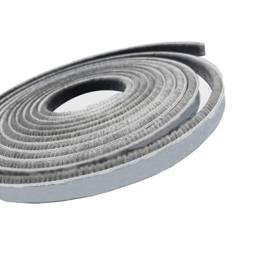 LIKENNY Gap Tape 5m x 9mm x 9mm Gray Mohair 9mm×9mm×5m серый