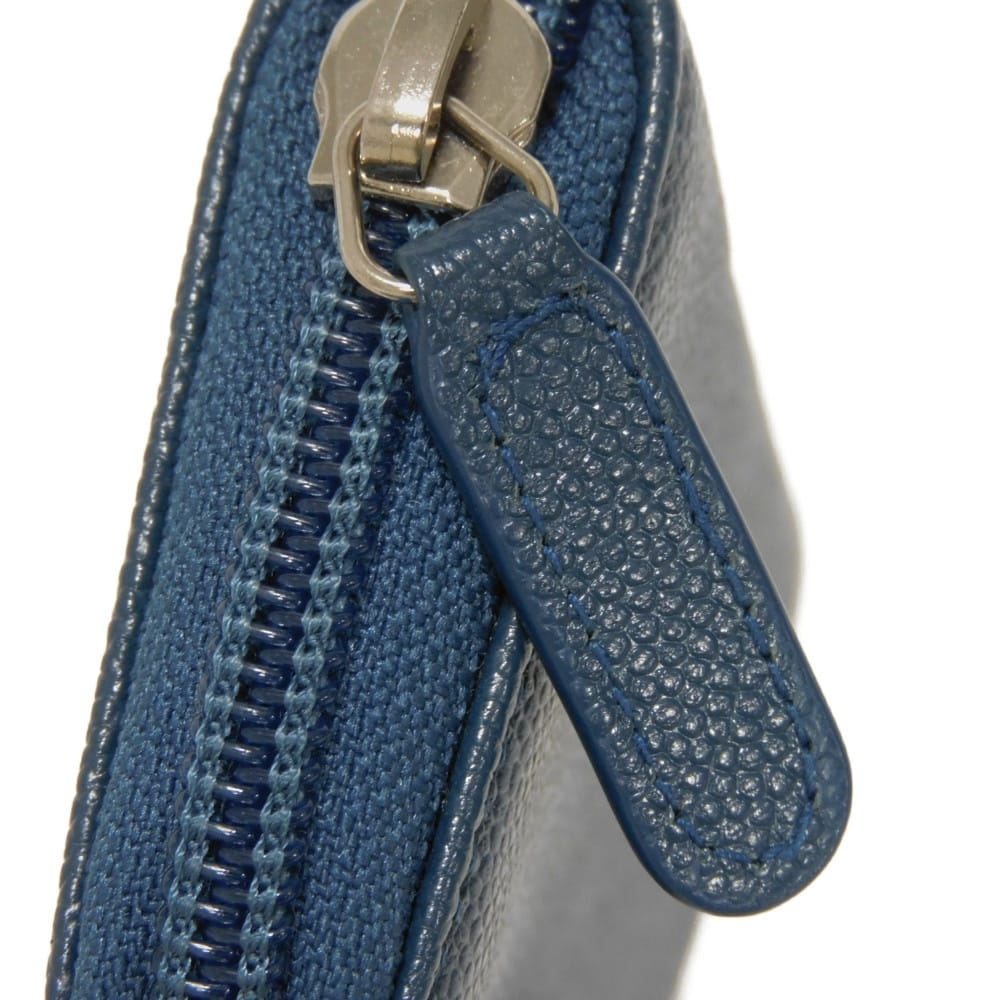 Used 10097 COCO Button Coin Purse A84061 7943 Excellent Condition CC Mark Zip Around 22nd Series COCO Mark Caviar Skin