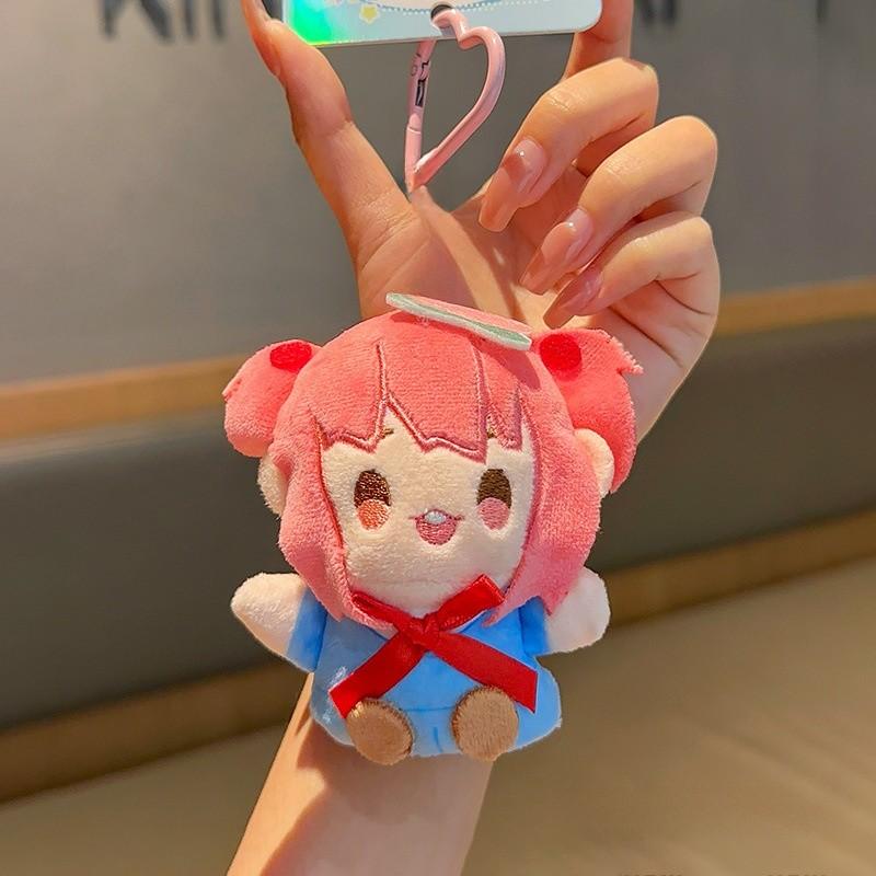 Cartoon Characters Plush Keychain Stuffed Doll Pendant Backpack Decoration Gift