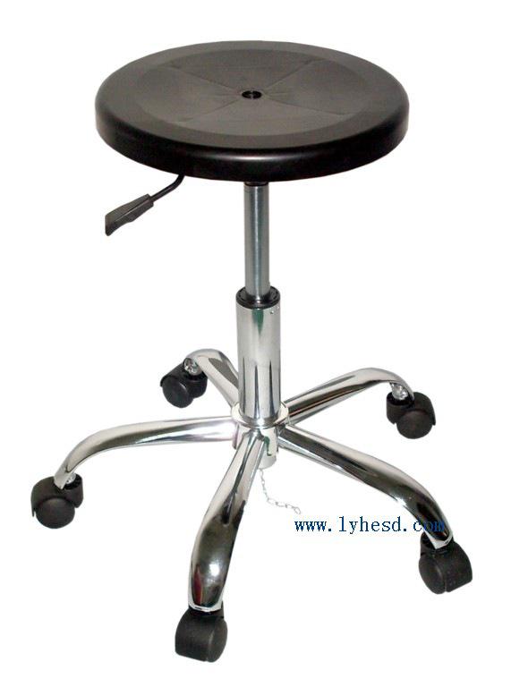 Premium Anti-static Lab Stool with Backrest and Silent Design