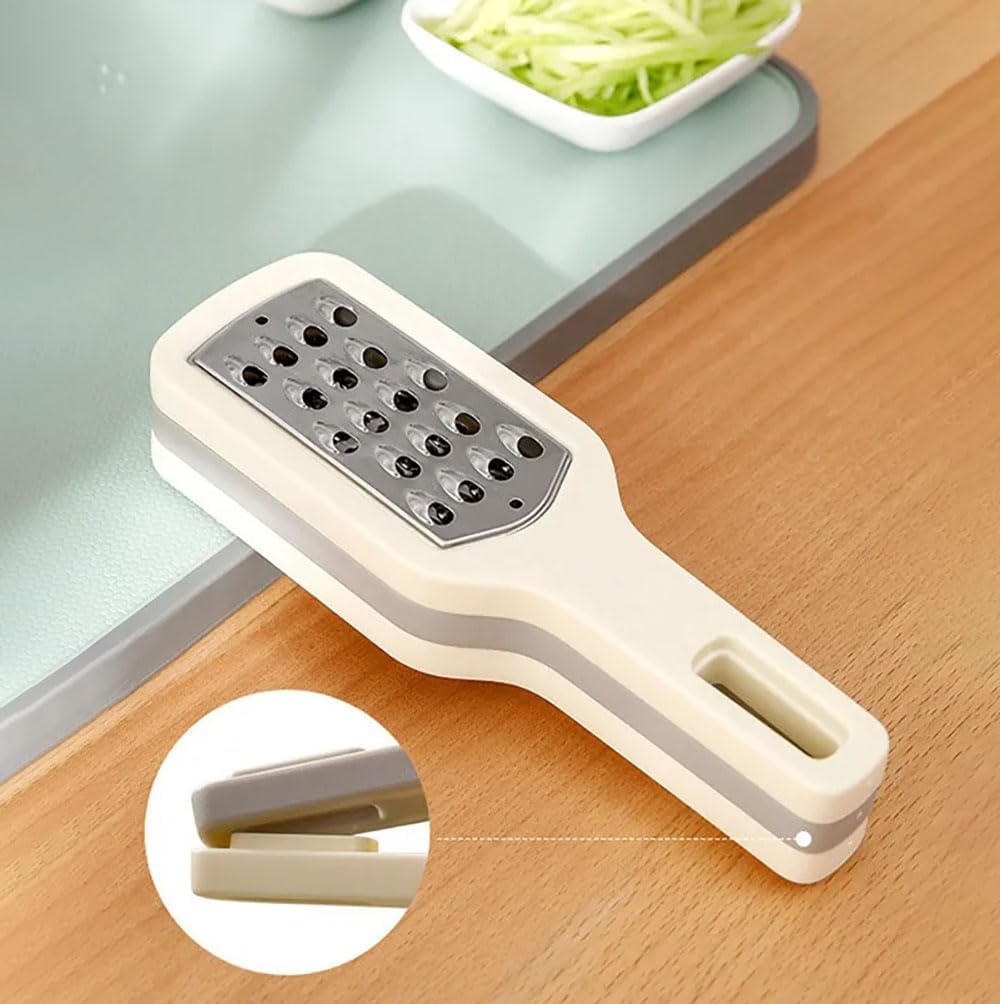 RSINC Cheese Grater, Grater for Cheese Stainless Steel Food Shredder, Lemon Zester, Vegetable Grater, Cheese Shredder, Garlic Mincer  (Set of 3)