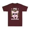 Pig Whisperer Pig Design Great Gift Idea Novelty Pig Graphic Unisexs TShirt