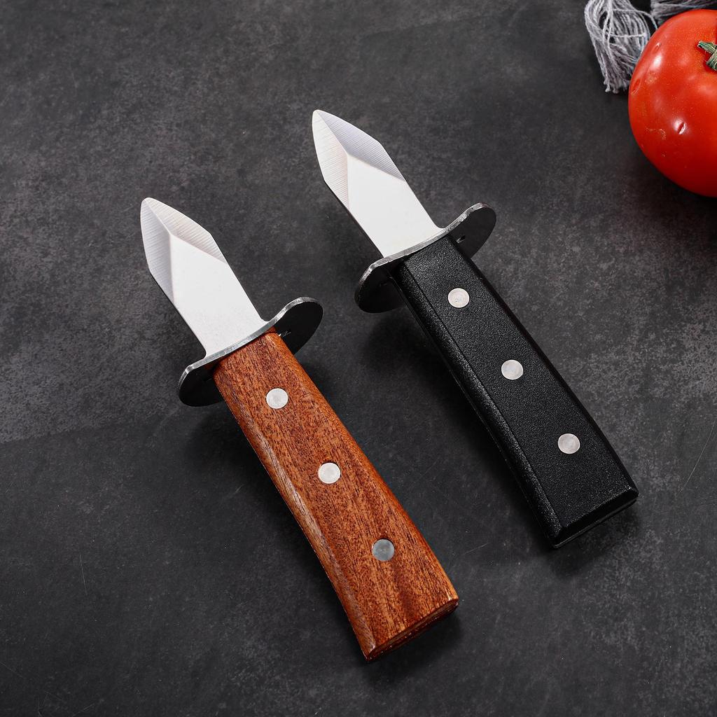 Stainless Steel Oyster & Clam Opener – Seafood Prying Knife for Shell Opening