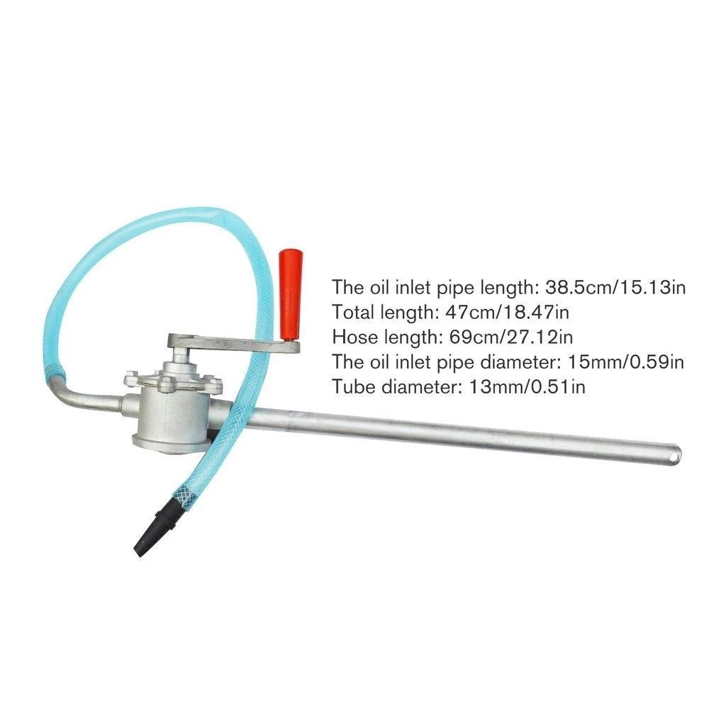 1 Satz Handkurbel-Ölpumpe Auto Saugwasser Chemikalienpumpe Tragbar Auto LKW Kraftstofföl Benzin Diesel Umfüllsauger Han