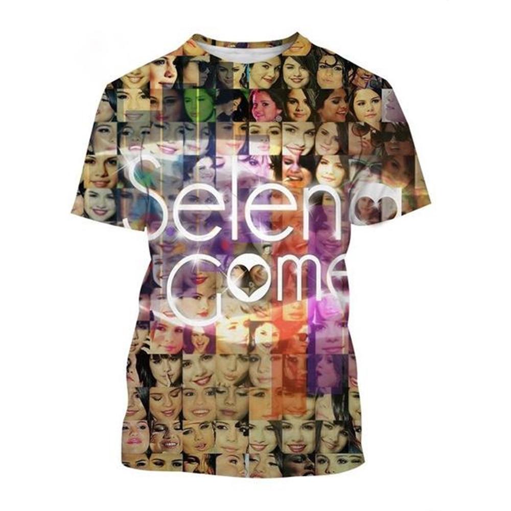 

2024 3D Printing Funny Selena Quintanilla Graphic T-Shirt Fashion Unisex Harajuku Style Casual Round Neck Short Sleeve Kid Top 6XL