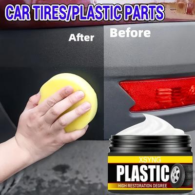 Pastă pentru modificarea stratului de plastic, albire de lungă durată cu lumină neagră, repararea și protejarea anvelopelor auto, a pieselor din plastic interioare și exterioare, finisaj lucios