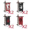 MOC Medieval Building Blocks Character Accessories Shields Armor Vests Warhorses Flags Set Mounts Toy Gifts Compatible Bricks