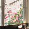 Fiori di Farfalla Colorati Adesivo per Finestra Decalcomania Elettrostatica per Pareti Adesivi in PVC Biadesivo per Vetri Decorazione Fai-da-te per Casa Camera da Letto