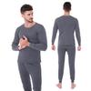 Thermal Underwear for Men Fleece Lined Long Johns Top And Bottom Set Casual Cold Weather Base Layer Set