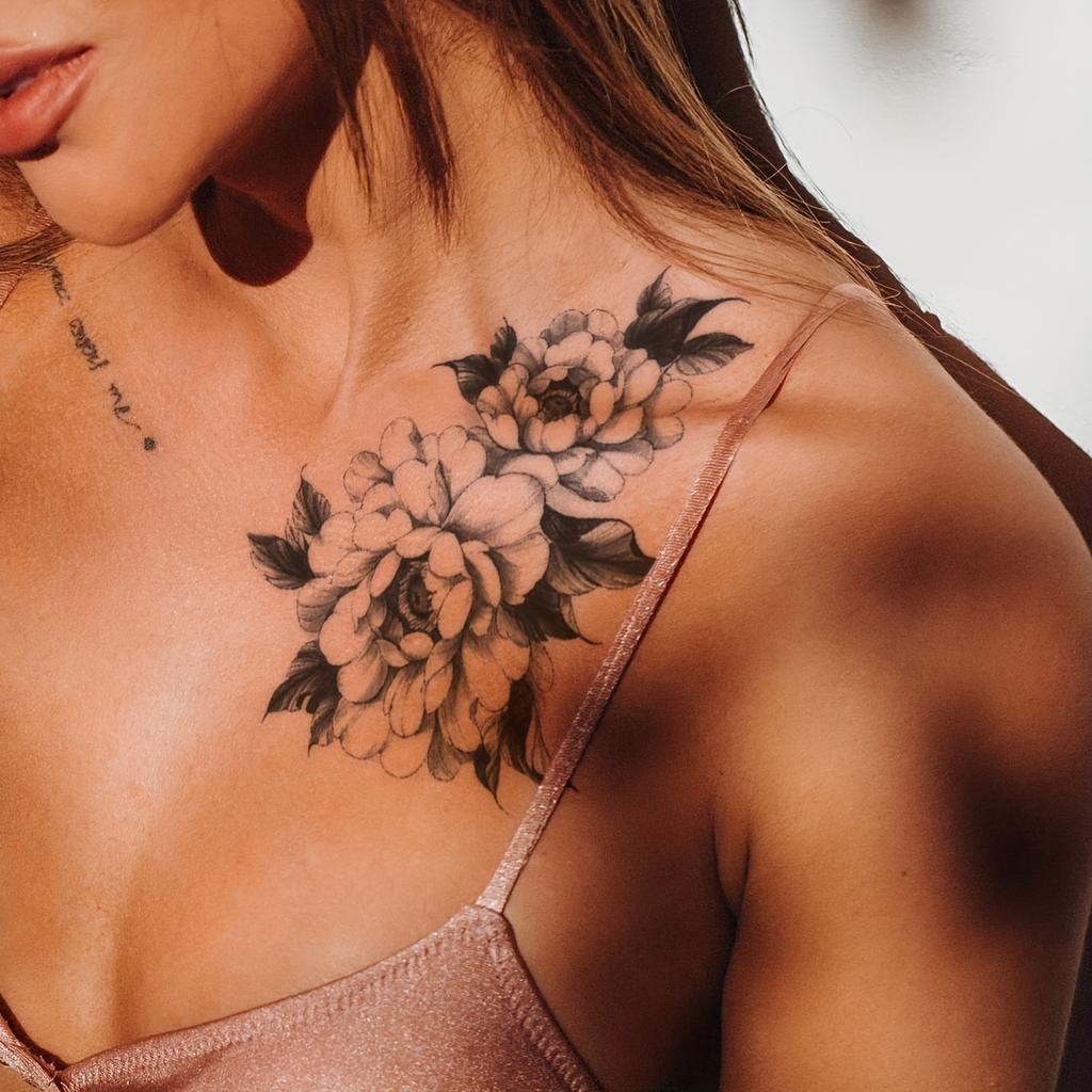 6pcs Creative Flower Temporary Tattoos Sticker Fake Black Rose Tatoos Decal  Women's Fashion Body Art Legs Arm Tatoos – kjøp de beste varene i  nettbutikken Coolbe, image size:1024x1024