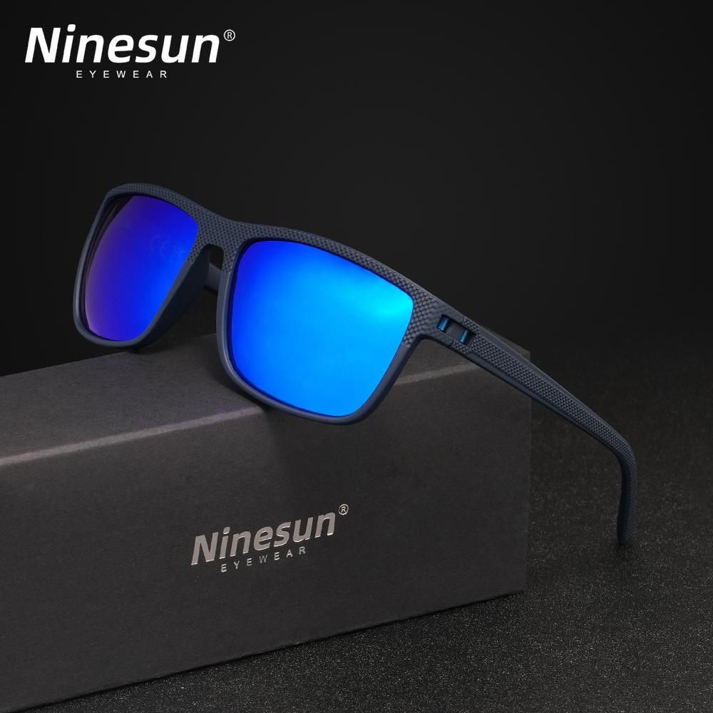 NINESUN New Fashion Men/Women Sunglasses Classic Mirror Lens Polarized UV400 Glasses Large Frame High Quality Driving Eyewear