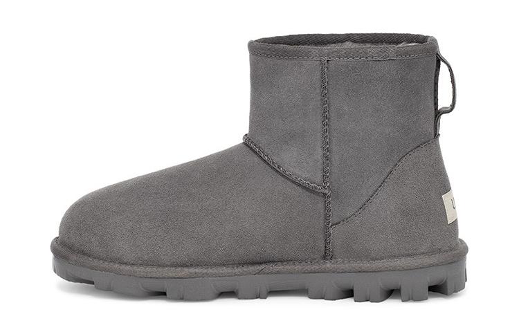 UGG Essential Mini Classic Fleece Lined Gray Women s 1115030-CHRC 36