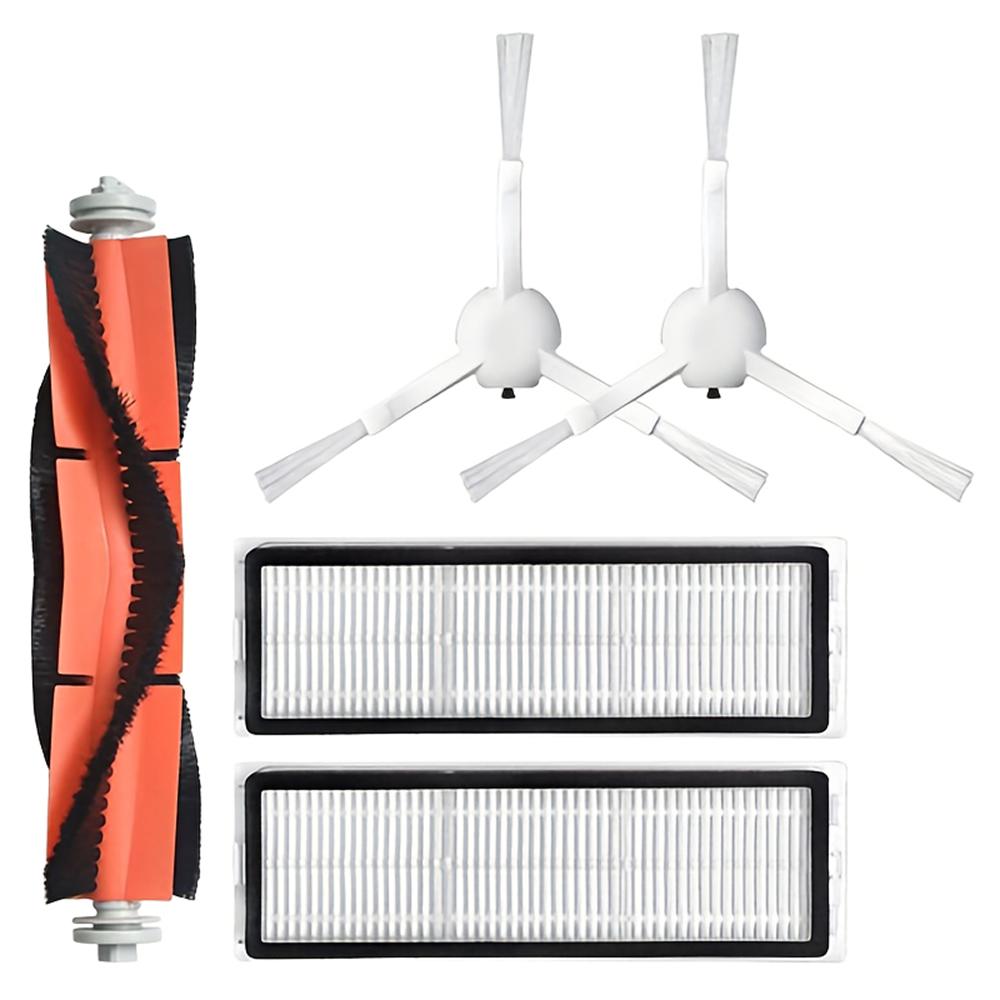5Pcs Main Brush Side Brush Filter Set for Xiaomi Robot Vacuum S10+/S20+/X10+/X20+/X10 Replacement Parts Kit