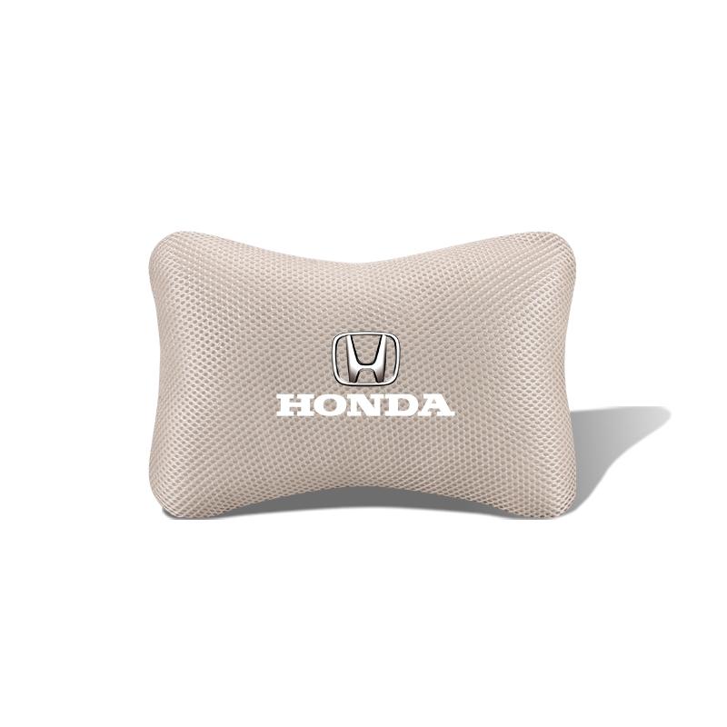 

1Pcs Car Breathable Ice Silk Headrest Auto Neck Support Pillow For Honda Civic Accord Crosstour Spirior Odyssey Avancier UR-V покинуть белый