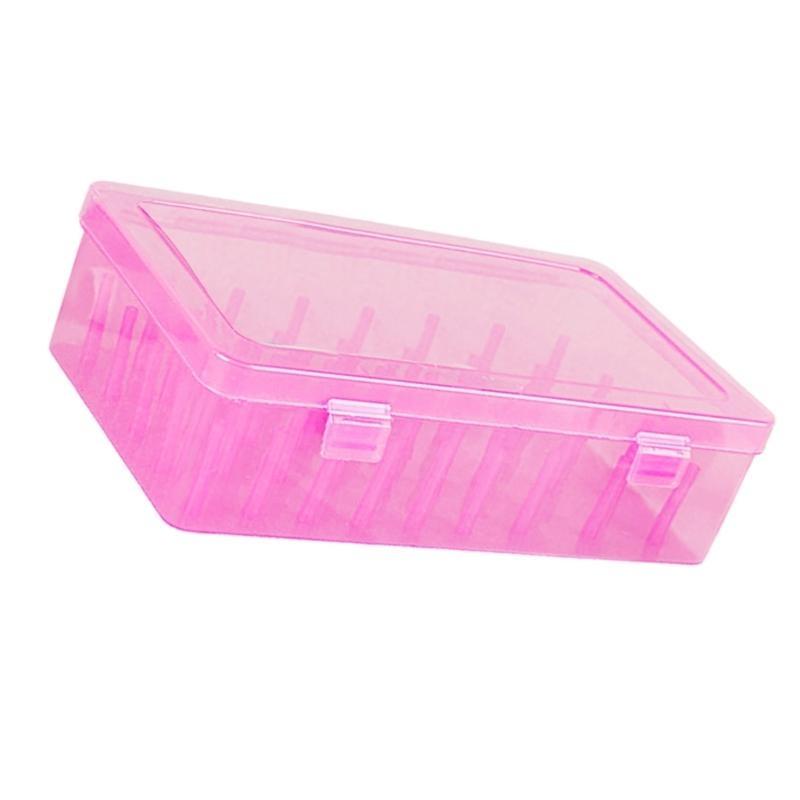 Clear Thread Spool Box 42 Spools Thread Spool Organizers Thread Bobbin Storage Case for Small Large Sewing Thread Spool