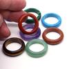1 Stück Farbe Stil Natursteine Ringe Heilkristalle Vintage Chakra Ring Damen Hochzeitsfeier Schmuck Punk Rock Edelsteine Geschenk