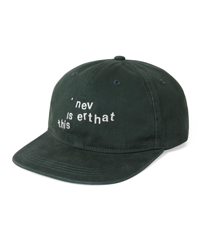 Cappellino THISISNEVERTHAT Logo Rotto Verde