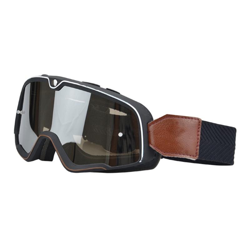 Motorbike Goggles Adult Motorcycle Biker Glasses for the Men Women Motorbike Helmet Sunglasses Vintage for Outdoor Glasses