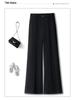 Women's Straight Wide-Leg High-Waist Pants for Spring/Autumn 2026 - Casual, Versatile Fashion for Middle-Aged & Elderly