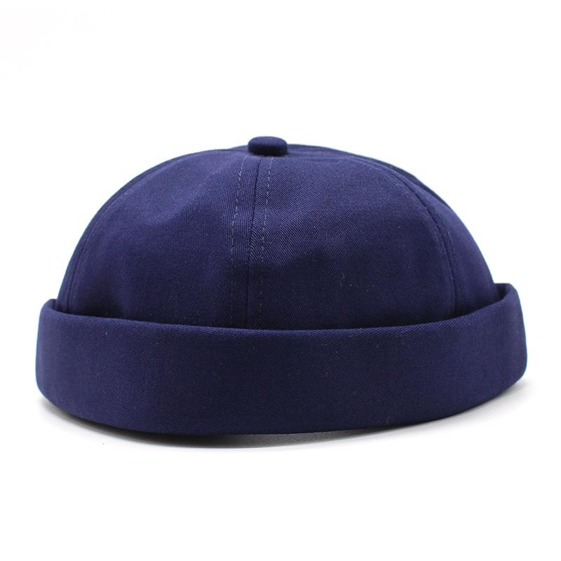 Ins Solid Color Light Board Landlord Hat Men'S Street Trend Melon Fur Hat Women'S Spring And Summer Cotton Retro Yuppie Hat