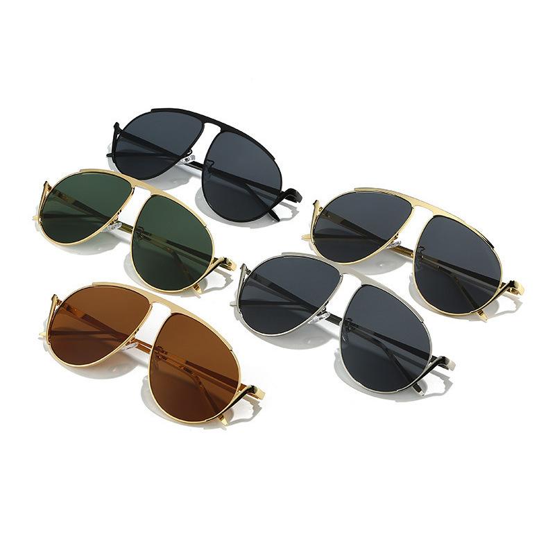 New high-end metal toad sunglasses personalized fashion Internet celebrity driving UV protection sunglasses
