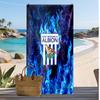 Ręcznik plażowy z nadrukiem West Bromwich Albion Football, Duży Miękki Szybkoschnący Ręcznik na Plażę Kemping Pływanie