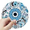 Evil Eye Waterproof Stickers - 60 Sheets for Phone, Water Bottle, Computer, Suitcase