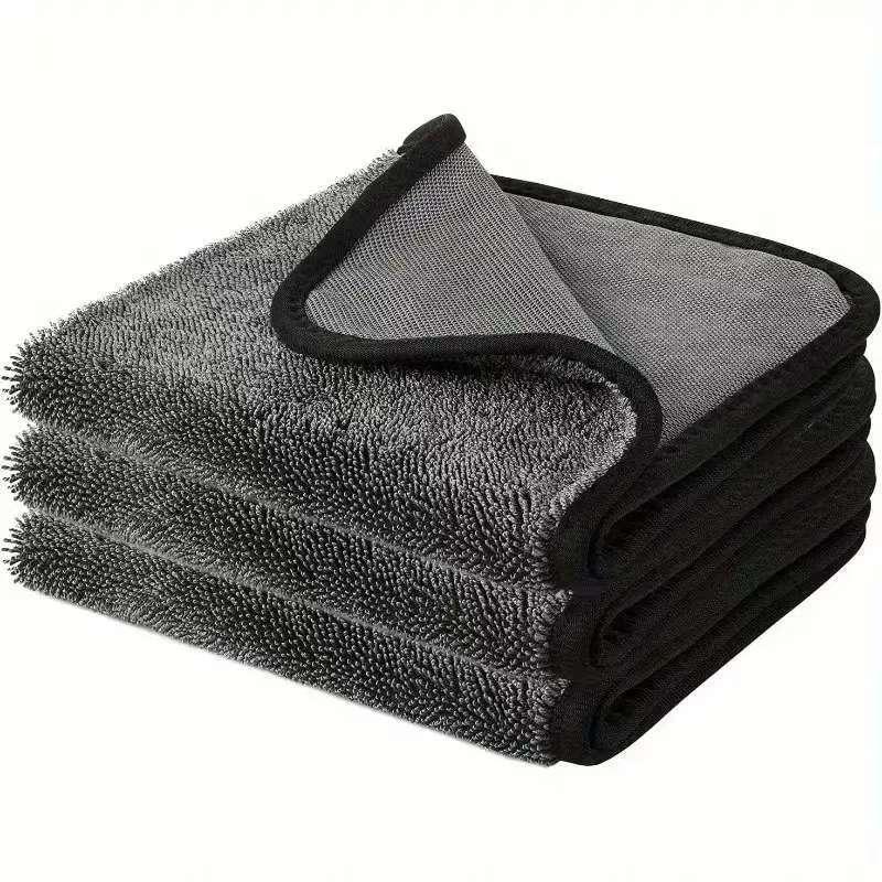 Car Cleaning Towel Super Big Absorbent and Leave No Marks Car Washing Special Towel Double-Sided Absorbent Cleaning Towel Superfine Fiber