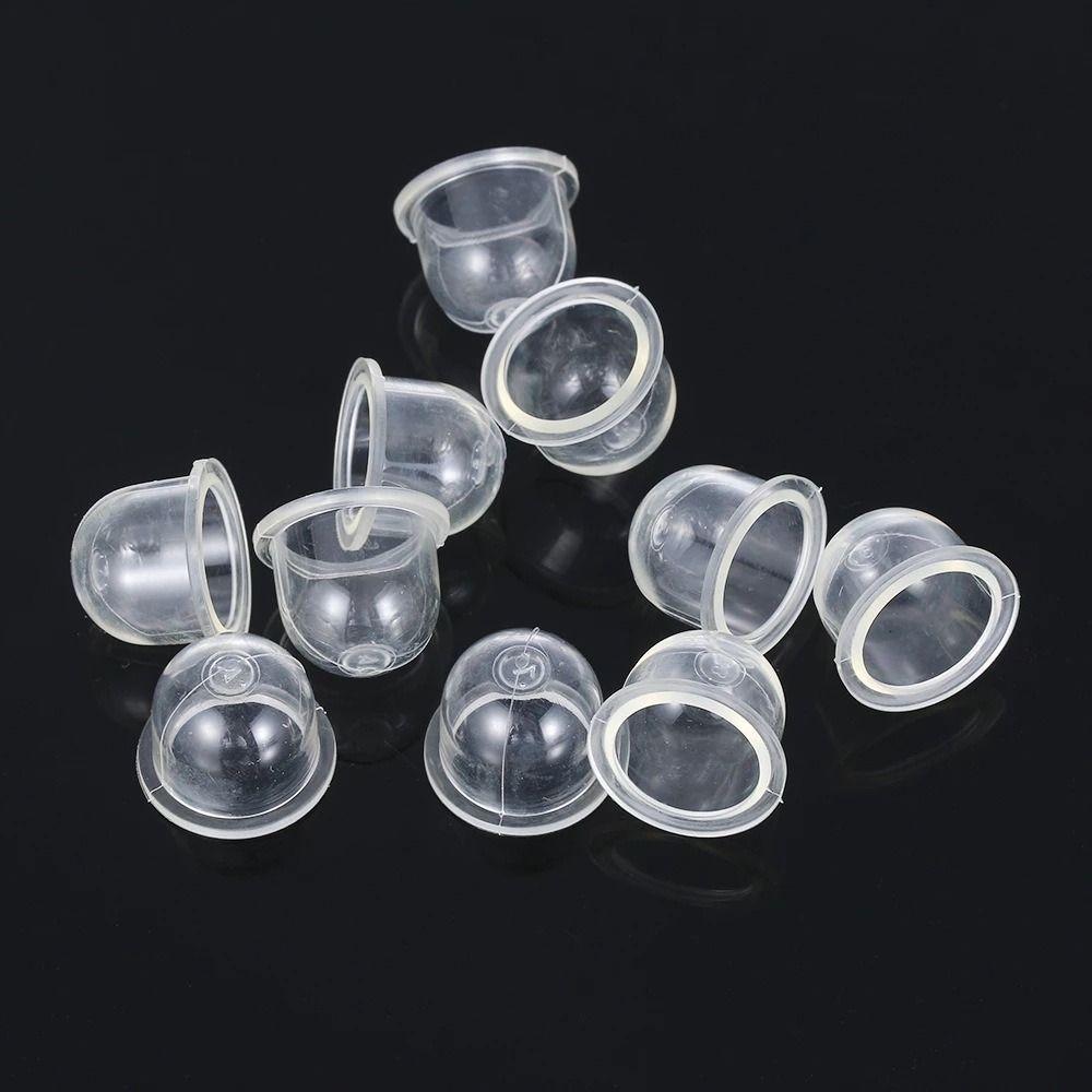 10pcs Small Carburetor Parts Silicone Lawn Mower Parts Carb Primer Bulbs Cap Chainsaws Blower