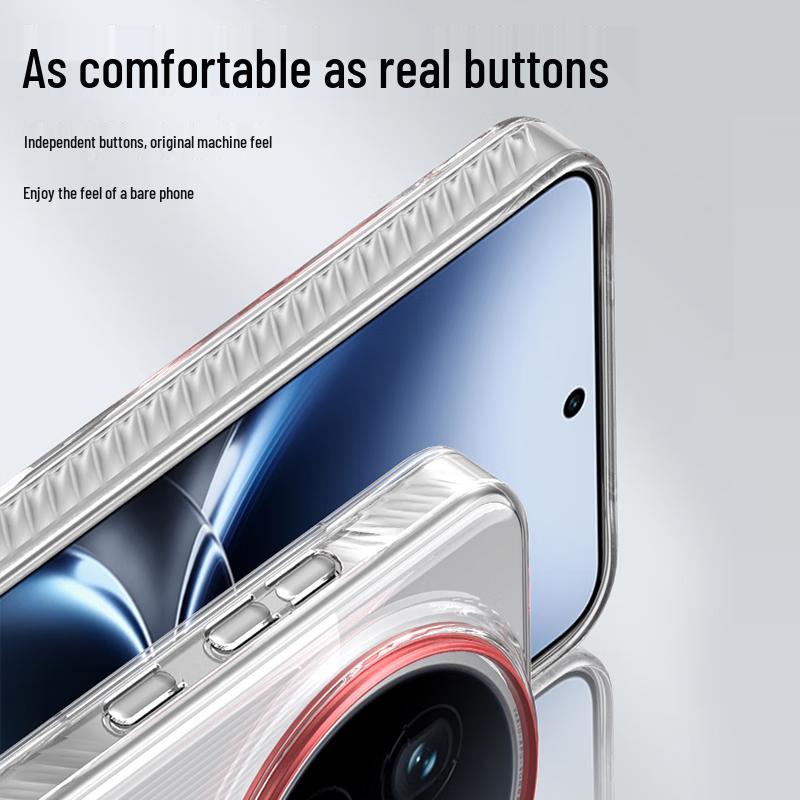 Purecolor Slim Clear Protective Phone Case for Vivo